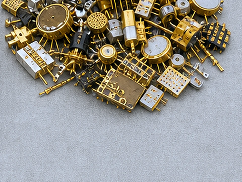 金付き部品